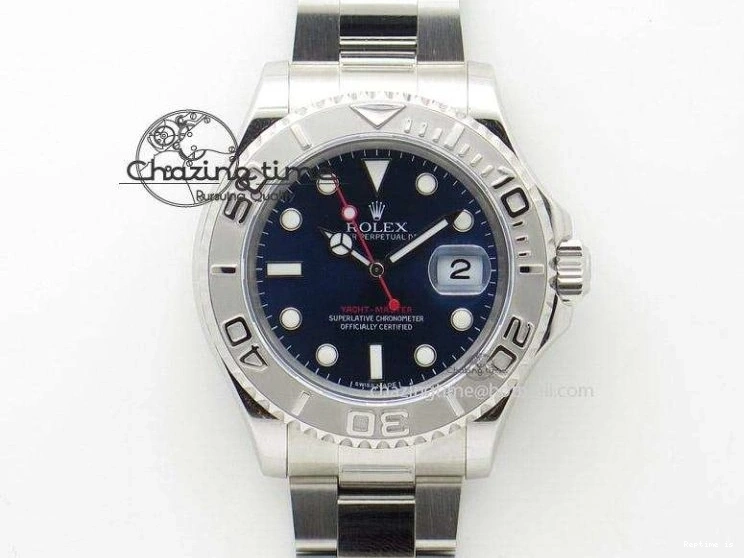 0104 Submariner 40mm White Ceramic 5GF Best Edition Dark Blue Dial on Blue Rubber Strap SA DailyWear 2486